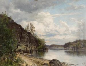 "kesapaiva". by Hjalmar (Magnus) Munsterhjelm
