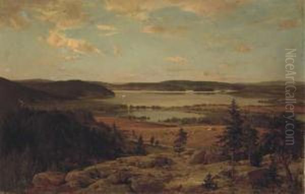 Roineen Lahdelma: The Bay Of Lake Roine, Finland - view 1