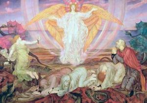 Death of the Dragon 1914 by Evelyn Pickering De Morgan