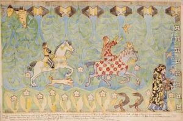 The Golden Birds 1895 - view 1