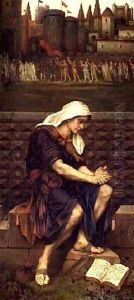 The Poor Man who Saved the City 1901 by Evelyn Pickering De Morgan