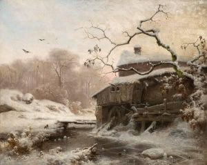 Vinter Ved Liten Elv
