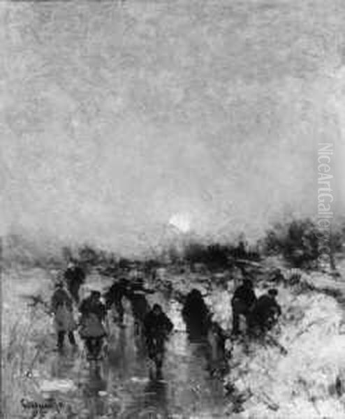 Signiert Und Datiert Unten Links: L. Munthe 95. - view 1
