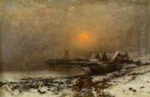 Kystlandskap, Vinter 1886