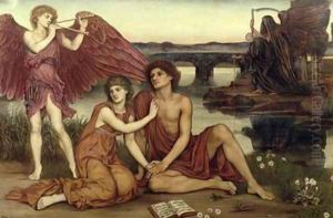 Loves Passing 1883-84 by Evelyn Pickering De Morgan