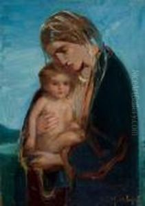 Madonna And Child by Laura Adeline Muntz-Lyall