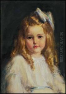 Portrait Of Gertrude Marjorie Cook by Laura Adeline Muntz-Lyall