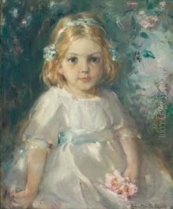 Portrait Of Margo Brekenridge by Laura Adeline Muntz-Lyall