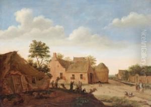 Ini In Una Strada Di Villaggio by Emmanuel Murant