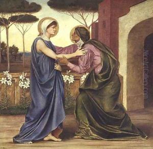 Salutation or The Visitation 1883 by Evelyn Pickering De Morgan
