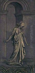 Finished Study for The Thorny Way 1897 by Evelyn Pickering De Morgan