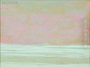 Calm Seas At Sunrise by Hermann Dudley Murphy