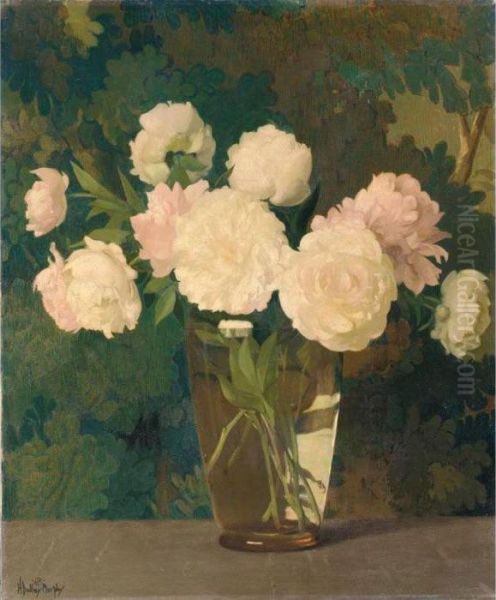 Peonies And Tapestry - view 1