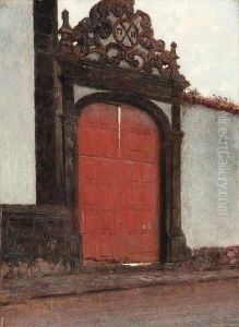 The Door Of The Convent Garden by Hermann Dudley Murphy