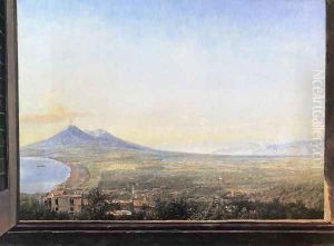 View from a Window at Quisisana by Johan Christian Clausen Dahl