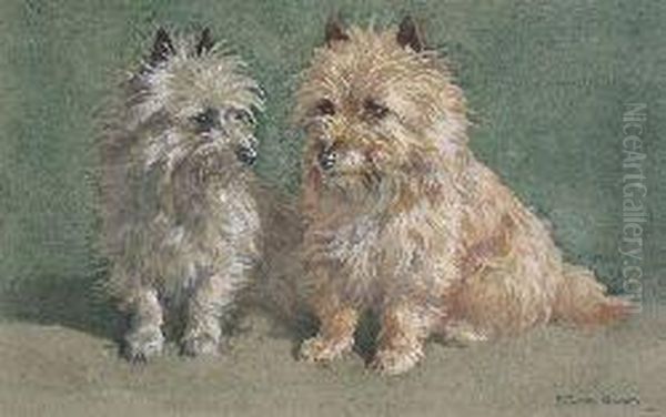 Study Of Two Cairn Terriers - view 1