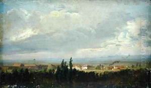 Thunderstorm Near Dresden by Johan Christian Clausen Dahl