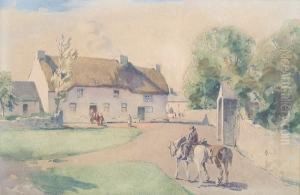 White Hart, Llandarrog, Carmarthenshire by William Grant Murray