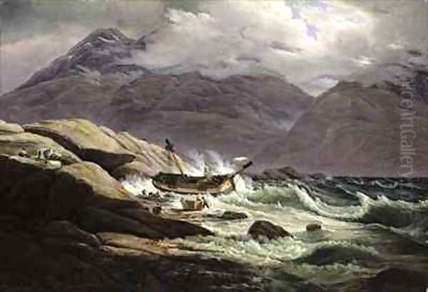 Shipwreck on the Norwegian Coast - view 1