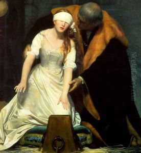 The Execution Of Lady Jane Grey 1834 Centre