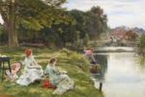 Tea By The River Near The Swan At Pangbourne