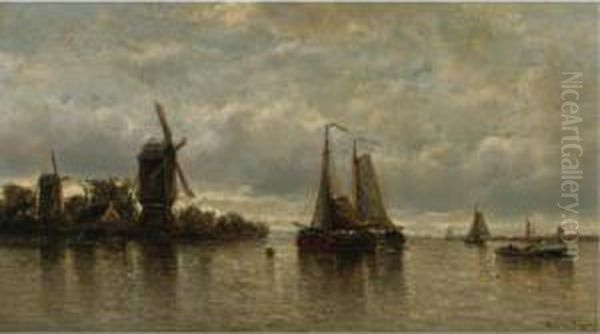 Temps Argente: The Mouth Of The Rupel, Flanders - view 1