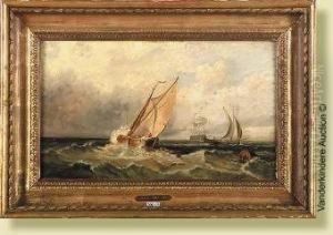 Bateaux De Peche En Mer