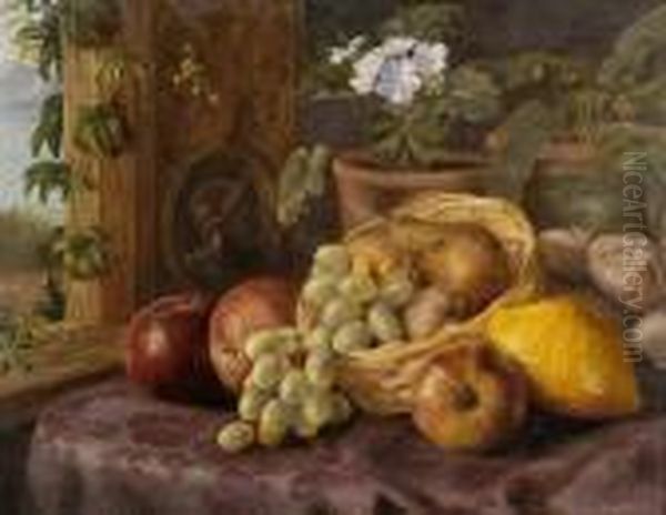 Still Life Of Fruit On A Table - view 1