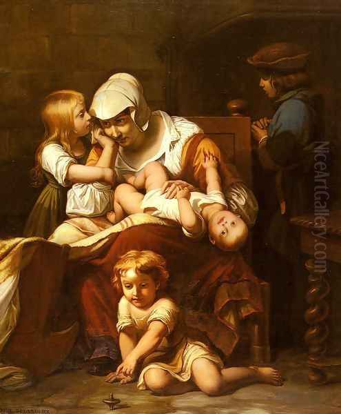 Juene Mere Et Ses Enfants (Young Mother and Her Children) - view 1