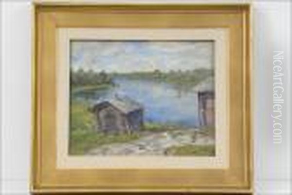 Mokkeja Jarven Rannassa - Stugor Vid Sjon. - view 1