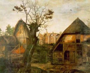 Landscape with Farm 1564 by Cornelis Van Dalem