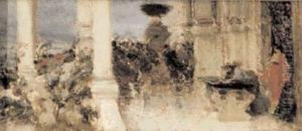 Studio Per "i Funerali Di Britannico" 1885ca - view 1