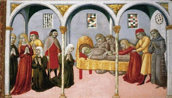 Donna Perna Being Cured on Approaching St Bernardino's Body - view 1