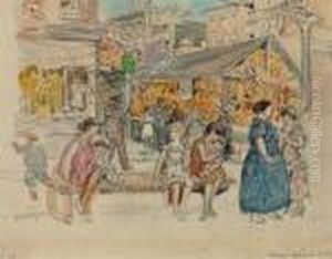 Italian Fete In Harlem by Jerome Myers