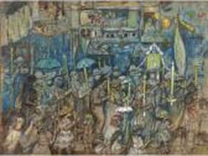 Italian Procession by Jerome Myers