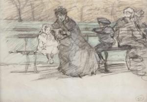 Four People On A Bench