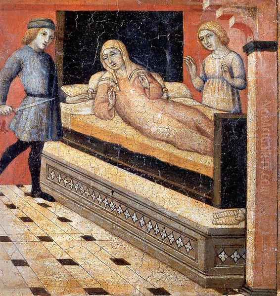 Scenes from the Legend of Saint Peter the Martyr- A Miracle (2) 1440 - view 1