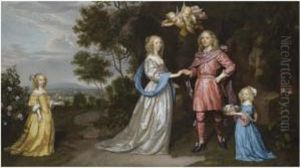 Portrait Of Adriaan Pauw, Heer
Van Beenebroeek, Zuid-schalkwijkand Schakenbosch (1622-1697), His Wife
And Daughters Portrait Of Adriaan Pauw, Heer
Van Beenebroeek, Zuid-schalkwijkand Schakenbosch (1622-1697), His Wife
And Daughters