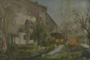 Schloss Tittmanning. 1932 by Franz Naager
