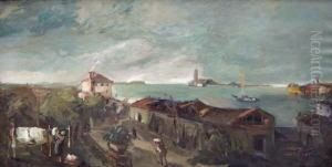 Lagune Vor Venedig by Franz Naager