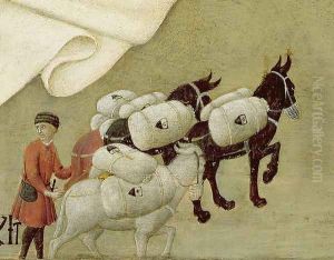 The Apparition of the Virgin to Pope Calixtus III 1378-1458 1455-58 by Sano Di Pietro