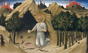 The Penitence of St. Jerome, 1444 by Sano Di Pietro