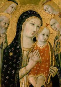 Madonna and Child with SS. Dominic and Catherine of Alexandria