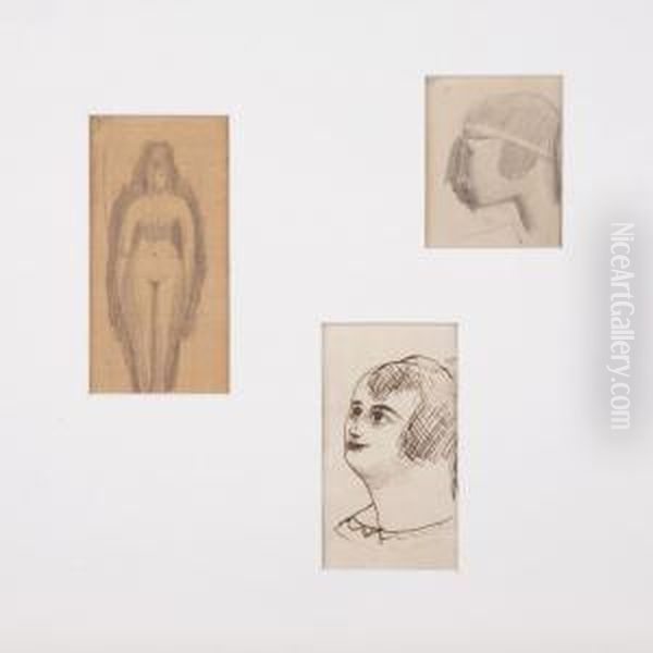 Female Figure With Shading - view 1