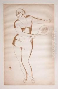Title: Tennis Player Ii by Elie Nadelman
