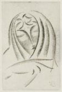 Draped Woman's Head by Elie Nadelman