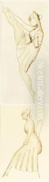 Dancer; Man And Woman - view 1