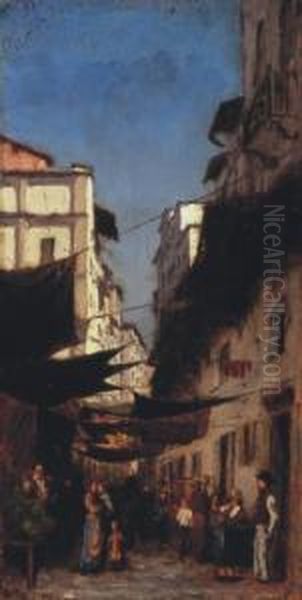 The Old Market In Florence - view 1