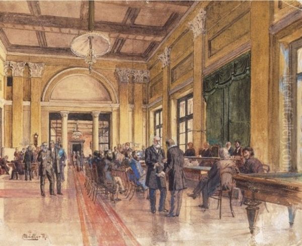Kalman Tisza In The Liberal Club - view 1