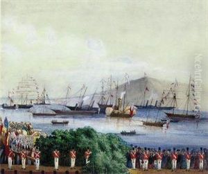 The Arrival Of The Royal Yacht